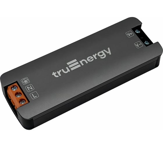 Блок питания для светодиодной ленты truEnergy 24V 48W IP20 алюминий 93x33,8x13 мм 17775