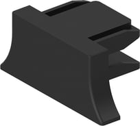 Пластиковая заглушка для шинопровода FERON CAB1003 черный LD1011 41886