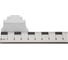 Заглушка пластиковая для шинопровода FERON белый, LD1011, 41884 3