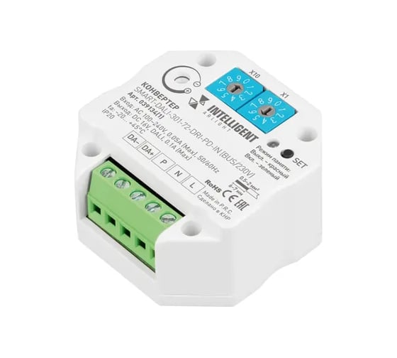 Конвертер INTELLIGENT ARLIGHT SMART-DALI-301-72-DRI-PD-IN 1шт 039134(1)