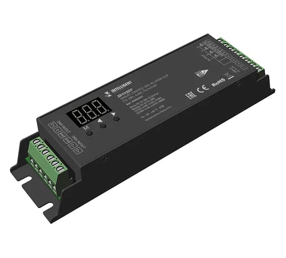 Декодер INTELLIGENT ARLIGHT SMART-DMX512-304-83-RDM-SUF Black IARL, IP20 1шт 026562(1)