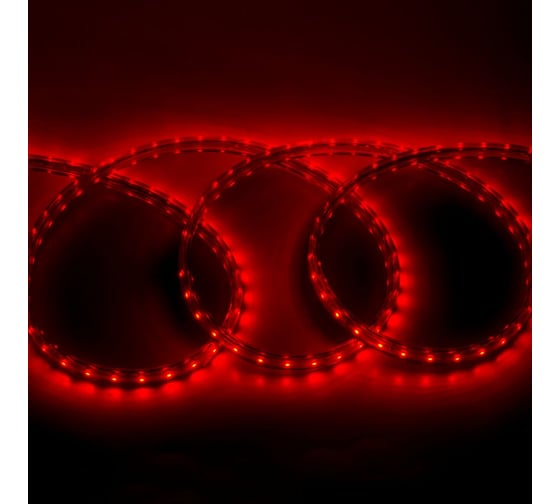 Лента светодиодная General Lighting Systems GLS-5050-60-14.4-220-IP67-R цвет свечения красный 60диод/м 14,4Вт/м 220В IP67 катушка 50м 504216