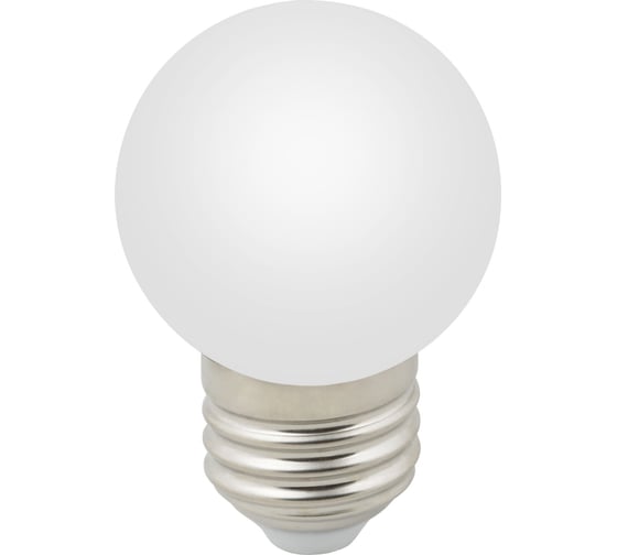 Светодиодная лампа Volpe LED-G45-1W/6000K/E27/FR/С SET10 UL-00014234