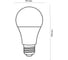 Светодиодная лампа Volpe LED-A60-9W/4000K/E27/FR/NR SET10 UL-00014076 3