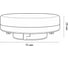 Светодиодная лампа Volpe LED-GX53-15W/6500K/GX53/FR/NR SET10 UL-00014123 3
