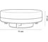Светодиодная лампа Volpe LED-GX53-17W/3000K/GX53/FR/NR SET10 UL-00014124 3