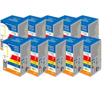 Светодиодная лампа Volpe LED-G45-7W/3000K/E14/CL/SLF SET10 UL-00013920