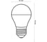 Светодиодная лампа Volpe LED-G45-7W/NW/E27/FR/NR SET10 UL-00014108 3