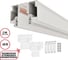 Шинопровод NOVOTECH для монтажа в натяжной потолок 2м (CLAMP) FLUM 1 135325 1