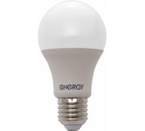Светодиодная лампа Energy ЛОН A60-10-27WP 10W E27 25000ч 3000K теплый белый свет 001949
