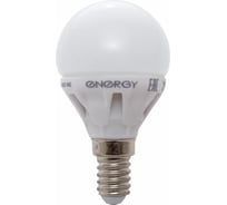 Светодиодная лампа Energy шарик G45-4-14NC 4W E14 25000ч 4000K нейтральный белый свет 001944