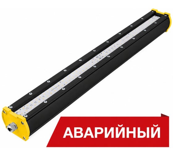 Аварийный светодиодный светильник Diora Piton Jet Black (Черный) DP2Ex56-D-O-4K-A RAL 9005