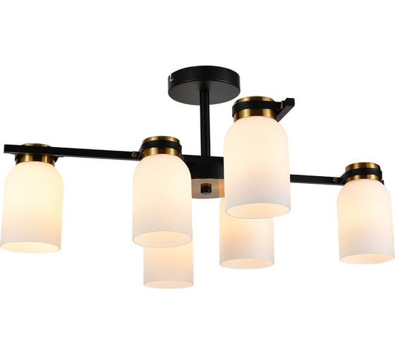 Светильник ESCADA E14*40W Black/Brass 1151/6P