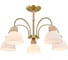 Светильник ESCADA 150005/5R E27*60W Gold/Wood ES0000061 1