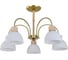 Светильник ESCADA 150005/5R E27*60W Gold/Wood ES0000061 2