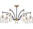 Светильник ESCADA E14*40W Brass/Black 1166/7P 1