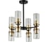 Светильник ESCADA E14*40W Black/Gold 2138/8P 2