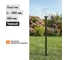 Опора пластиковая садово-парковая TDM ELECTRIC, h=1200 мм, цвет черный SQ0330-0403 2