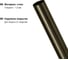 Опора металлическая садово-парковая TDM ELECTRIC, h=1800 мм, цвет бронза металлик SQ0330-0406 3