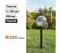 Опора пластиковая садово-парковая TDM ELECTRIC, h=600 мм, цвет черный SQ0330-0401 2
