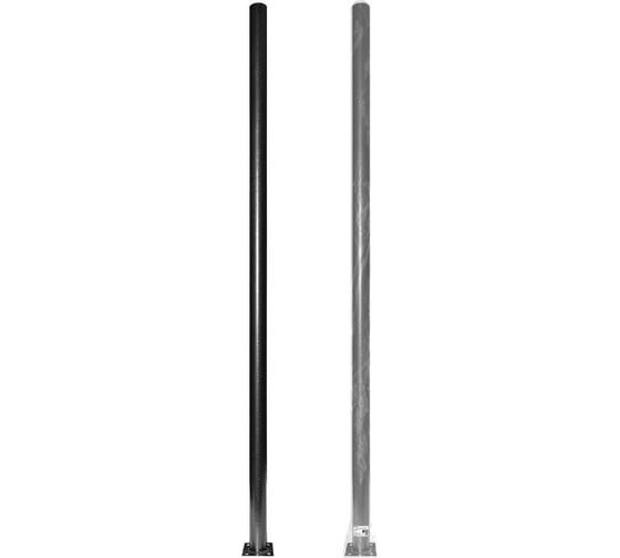 Металлическая садово-парковая опора TDM ELECTRIC h=1800 мм, d=57 мм, цвет черный SQ0330-0424 1