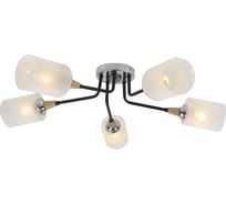 Светильник ESCADA E27*60W Black/Chrome 2101/5P