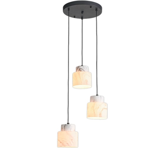 Светильник ESCADA E27*60W Black/Marble white 1173/3S