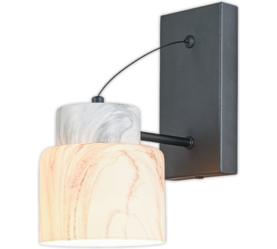Светильник ESCADA E27*60W Black/Marble white 1173/1A