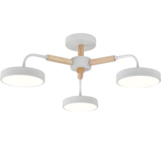 Люстра ESCADA 10270/3 LEDх60 Вт White/Wood 10270/3LED