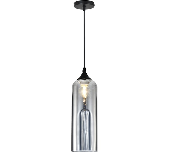 Подвесной светильник ESCADA 2110/1S E27х40 Вт Black/Smoke 2110/1S Smoke