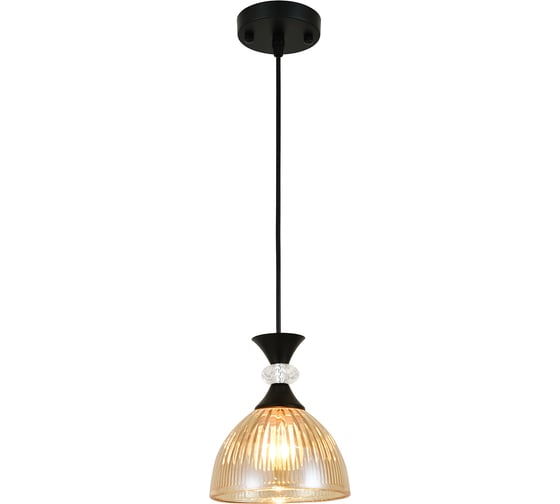 Подвесной светильник ESCADA E14х40 Вт Black/Amber 1112/1S