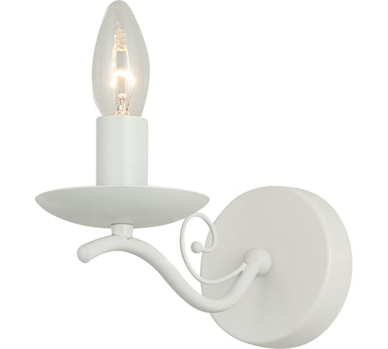 Настенный светильник ESCADA 2103/1A E14х40 Вт Antique white 2103/1A White