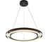 Подвесной светильник ESCADA 10248/2 LEDх82 Вт Black/Wood 10248/2LED 1
