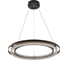 Подвесной светильник ESCADA 10248/2 LEDх82 Вт Black/Wood 10248/2LED 2