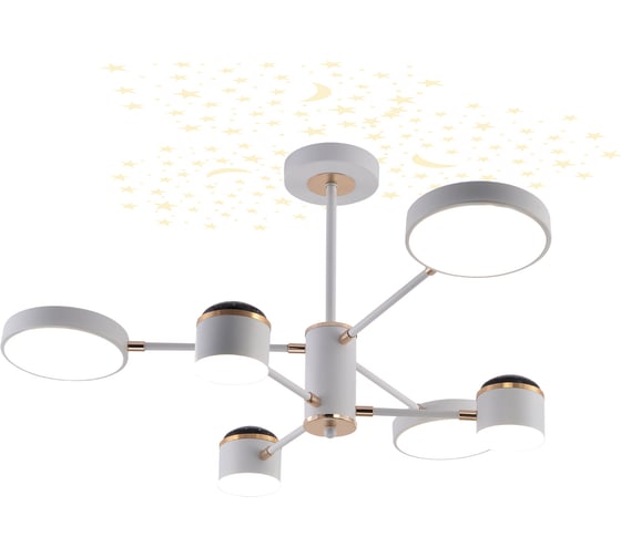 Люстра ESCADA 10255/6 LEDх110 Вт White/Gold 10255/6LED