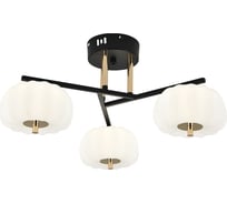 Люстра ESCADA 10301/3 LEDх30 Вт Black/Gold 10301/3LED