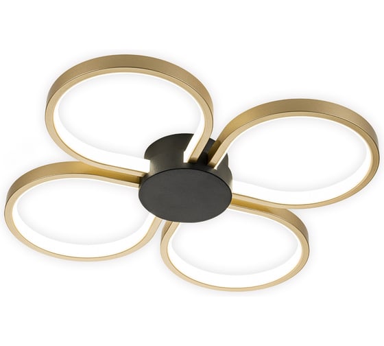 Подвесной светильник ESCADA 10243/4 LED 80 Вт Gold/Black 10243/4LED