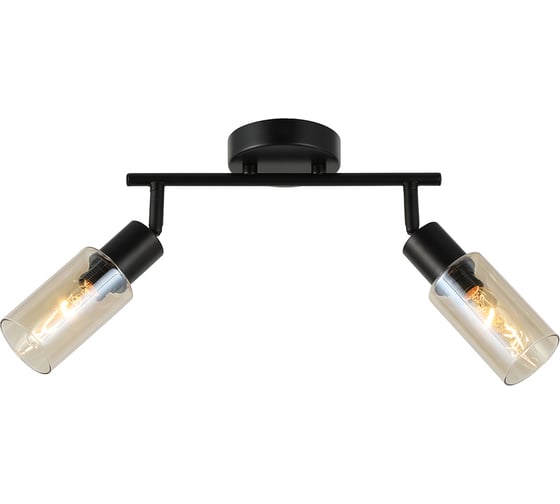 Светильник ESCADA 10172/2A E14х40 Вт Black/Amber 10172/2A Amber