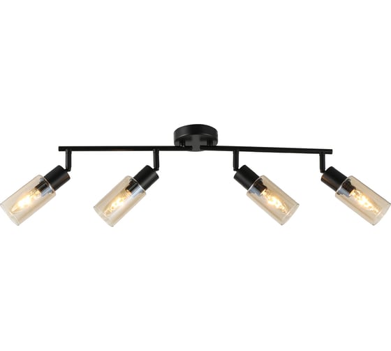 Светильник ESCADA 10172/4 E14х40 Вт Black/Amber 10172/4 Amber 1