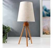 Настольная лампа RisaLux 16600/1WT E27 40Вт белый 16x16x36,5 см 6116769