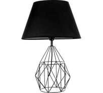Настольная лампа RisaLux 16782/1 E27 40Вт черный 22x22x48 см 7064389