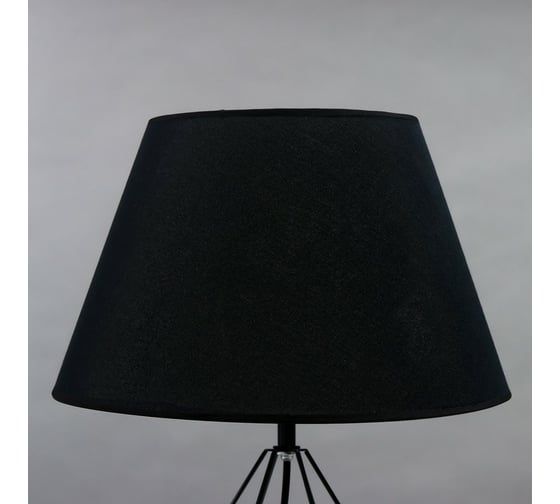 Настольная лампа RisaLux 16782/1 E27 40Вт черный 22x22x48 см 7064389
