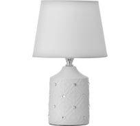 Настольная лампа RisaLux 16734/1WT E14 40Вт белый h.32см 6956859