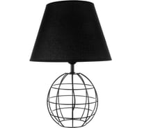 Настольная лампа RisaLux 16784/1 E27 40Вт черный 18x18x40,5 см 7064390