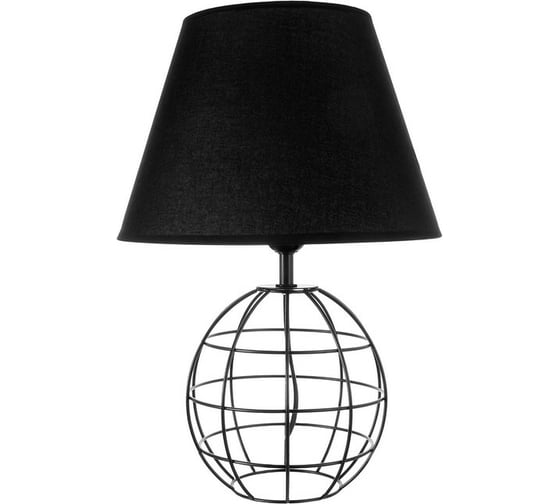 Настольная лампа RisaLux 16784/1 E27 40Вт черный 18x18x40,5 см 7064390 1