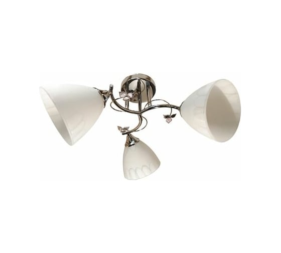 Люстра JUPITER LIGHTING MО хром, 3х60W E27 230V-25.5-47-47 MО 83-1156/3 1
