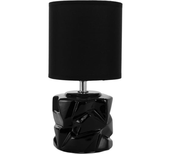 Настольная лампа RisaLux 16854/1BK E14 40Вт черный 13x13x28 см 7302994