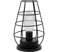 Ночник RisaLux "Фонарь" LED от батареек 3хAAA черный 12x12x19 см 7336992