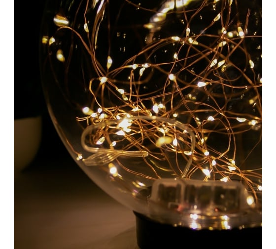 Ночник RisaLux "Шар со звездами" LED от батареек 3АА 20x20x20 см 7121116