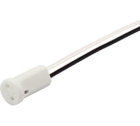 Патрон REXANT керамический цоколь G4 с проводом 15 см белый 100 шт 11-8880